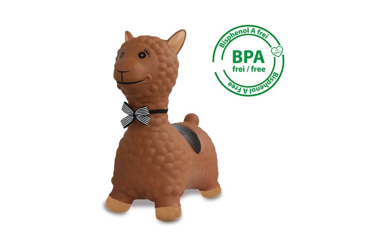 Jamara 460542 Skippy Animal Brown Lama Junior with Pump - Jam460542 3 - JAM460542