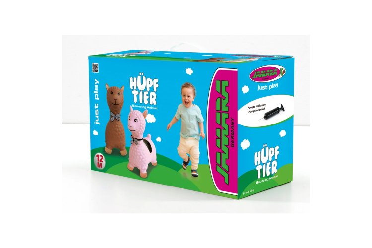 Jamara 460543 Skippy Animal Pink Lama Junior with Pump - Jam460543 5 - JAM460543