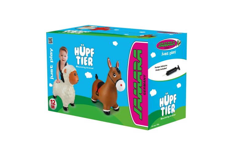 Jamara 460597 Skippy Animal Horse Brown Junior with Pump - Jam460597 11 - JAM460597