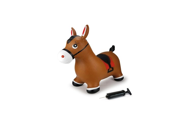 Jamara 460597 Skippy Animal Horse Brown Junior with Pump - Jam460597 2 - JAM460597
