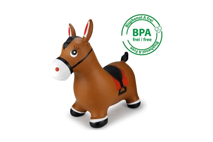 Jamara 460597 Skippy Animal Horse Brown Junior with Pump - Jam460597 5 - JAM460597