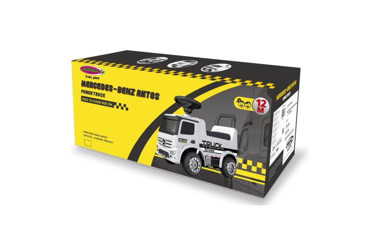 Jamara 460657 Push-Car Mercedes-Benz Antos white - Jam460657 push car mercedes benz antos white 2 - JAM460657