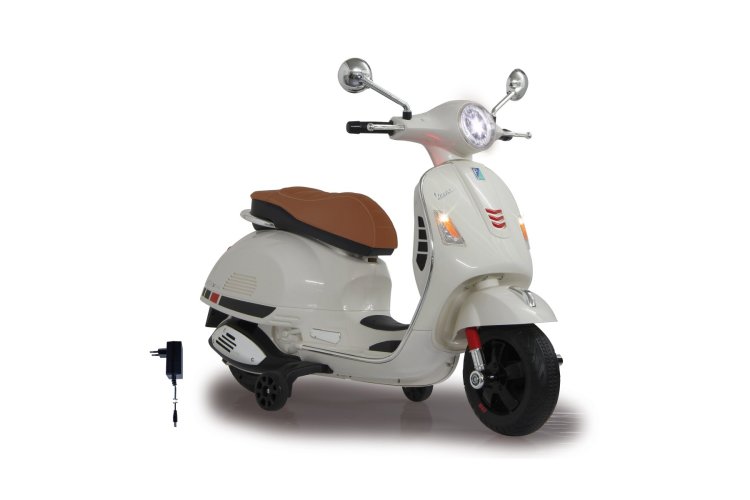 Jamara 461836 Elektrische Kinderscooter Ride-on - Vespa GTS 125 - Wit - 12,6 V Lithium Accu - Jam461836 4 - JAM461836