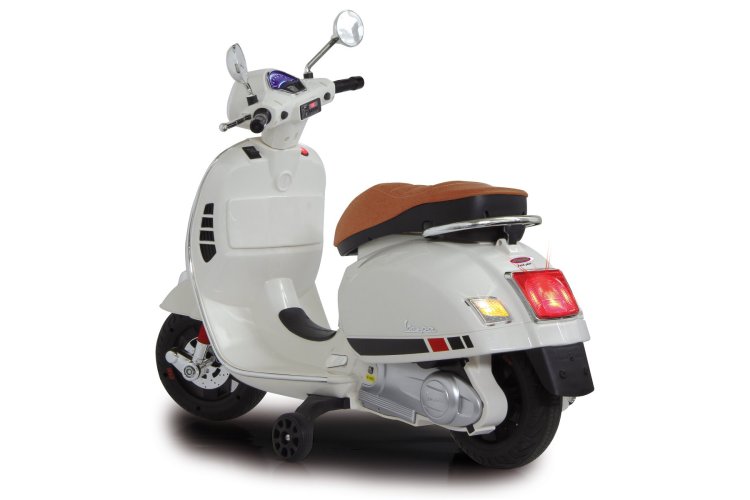 Jamara 461836 Elektrische Kinderscooter Ride-on - Vespa GTS 125 - Wit - 12,6 V Lithium Accu - Jam461836 7 - JAM461836
