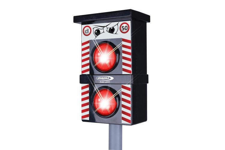 Jamara 461850 Flitspaal met Verkeersflitser - Speelgoed Radar met Licht, Geluid en Bewegingssensor - Jam461850 9 - JAM461850