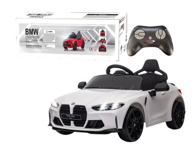 Jamara 461865 Electric Ride-On Car - BMW M4 - White - Parental Remote Control - 12.6 V Lithium Battery - Jam461865 1 - JAM461865