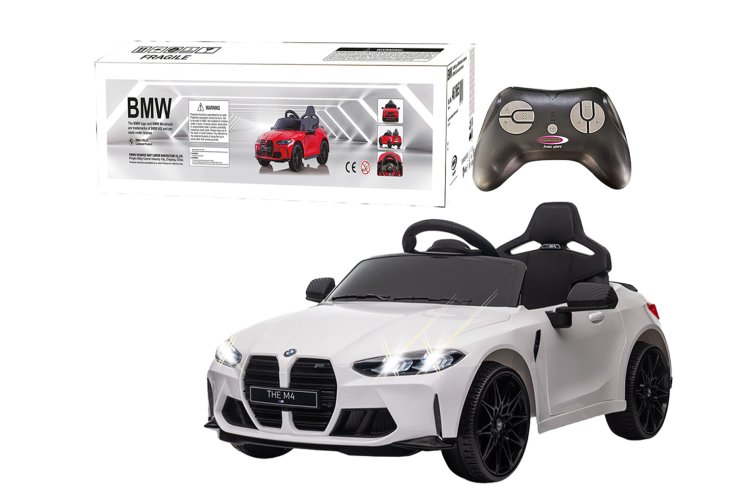 Jamara 461865 Electric Ride-On Car - BMW M4 - White - Parental Remote Control - 12.6 V Lithium Battery - Jam461865 1 - JAM461865