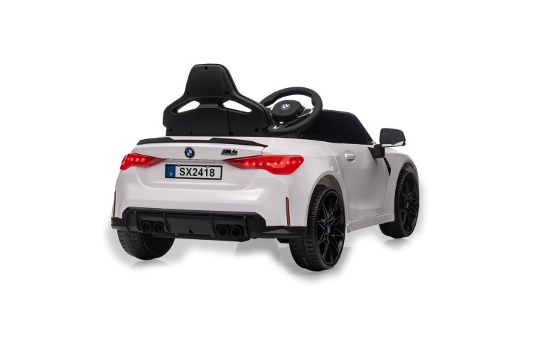 Jamara 461865 Electric Ride-On Car - BMW M4 - White - Parental Remote Control - 12.6 V Lithium Battery - Jam461865 10 - JAM461865