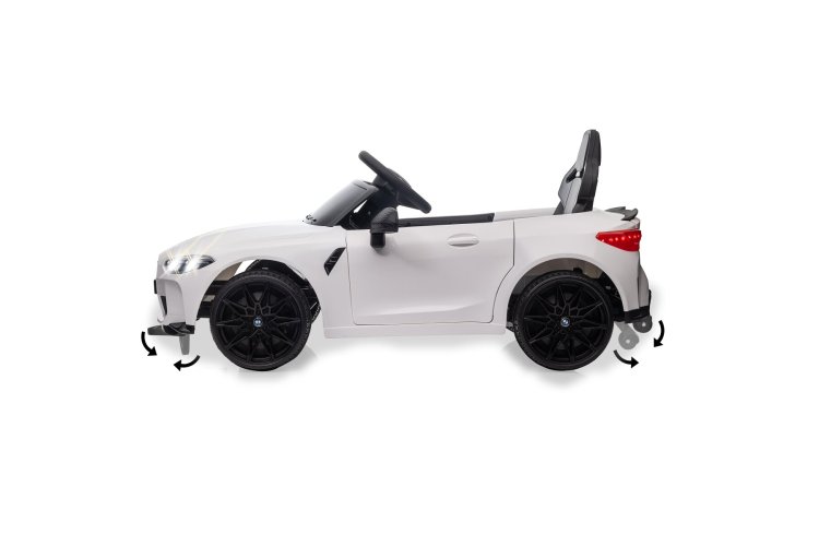 Jamara 461865 Electric Ride-On Car - BMW M4 - White - Parental Remote Control - 12.6 V Lithium Battery - Jam461865 11 - JAM461865