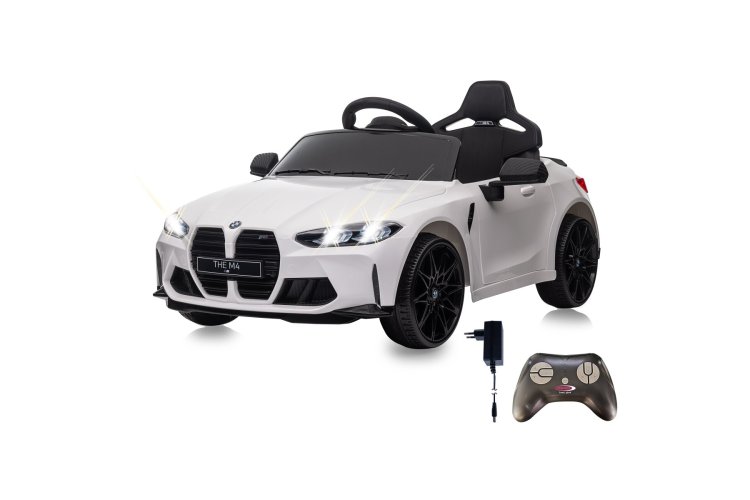 Jamara 461865 Electric Ride-On Car - BMW M4 - White - Parental Remote Control - 12.6 V Lithium Battery - Jam461865 4 - JAM461865