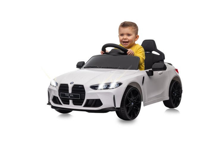 Jamara 461865 Electric Ride-On Car - BMW M4 - White - Parental Remote Control - 12.6 V Lithium Battery - Jam461865 7 - JAM461865