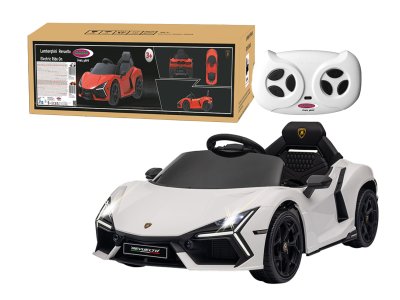 Jamara 461881 Electric Ride-On Car - Lamborghini Revuelto - White - Parental Remote Control - 12.6 V Lithium Battery - Jam461881 1 - JAM461881