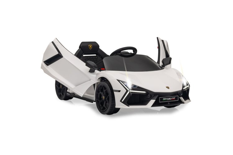 Jamara 461881 Electric Ride-On Car - Lamborghini Revuelto - White - Parental Remote Control - 12.6 V Lithium Battery - Jam461881 10 - JAM461881