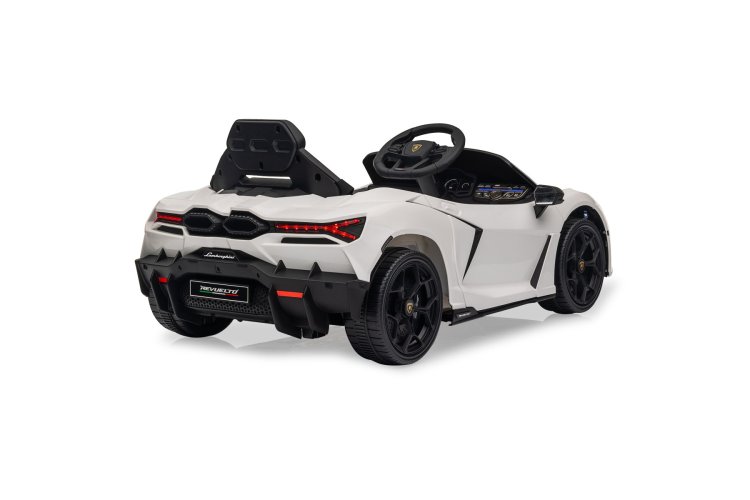Jamara 461881 Electric Ride-On Car - Lamborghini Revuelto - White - Parental Remote Control - 12.6 V Lithium Battery - Jam461881 11 - JAM461881