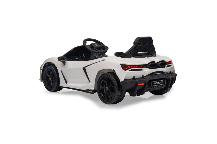 Jamara 461881 Electric Ride-On Car - Lamborghini Revuelto - White - Parental Remote Control - 12.6 V Lithium Battery - Jam461881 12 - JAM461881