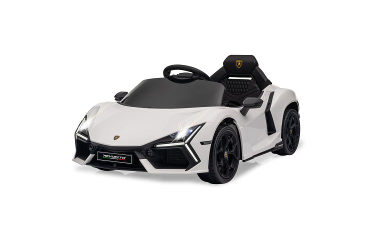 Jamara 461881 Electric Ride-On Car - Lamborghini Revuelto - White - Parental Remote Control - 12.6 V Lithium Battery - Jam461881 6 - JAM461881