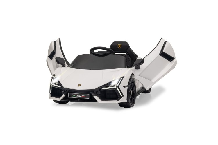 Jamara 461881 Electric Ride-On Car - Lamborghini Revuelto - White - Parental Remote Control - 12.6 V Lithium Battery - Jam461881 8 - JAM461881