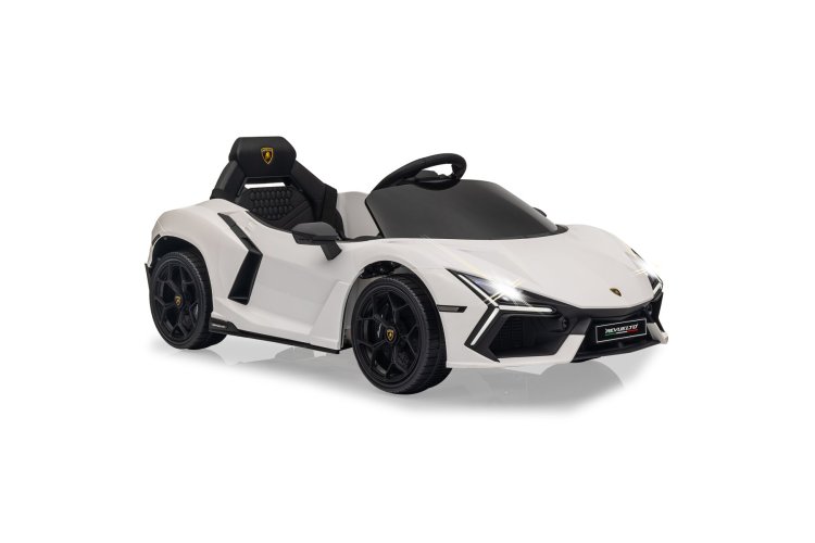 Jamara 461881 Electric Ride-On Car - Lamborghini Revuelto - White - Parental Remote Control - 12.6 V Lithium Battery - Jam461881 9 - JAM461881