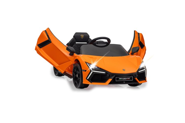 Jamara 461887 Electric Ride-On Car - Lamborghini Revuelto - Orange - Parental Remote Control - 12.6V Lithium Battery - Jam461887 10 - JAM461887