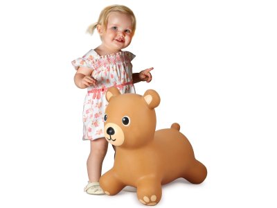 Jamara 466001 Skippy Animal Bear - Brown - Junior with Pump - Jam466001 1 - JAM466001