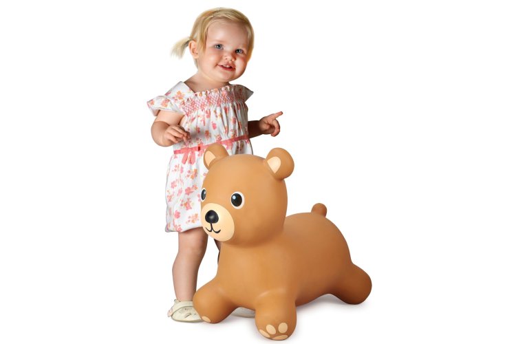 Jamara 466001 Skippy Animal Bear - Brown - Junior with Pump - Jam466001 1 - JAM466001