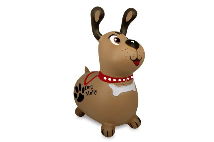 Jamara 466005 Skippy Animal Dog Molly - Brown - Junior with Pump - Jam466005 3 - JAM466005