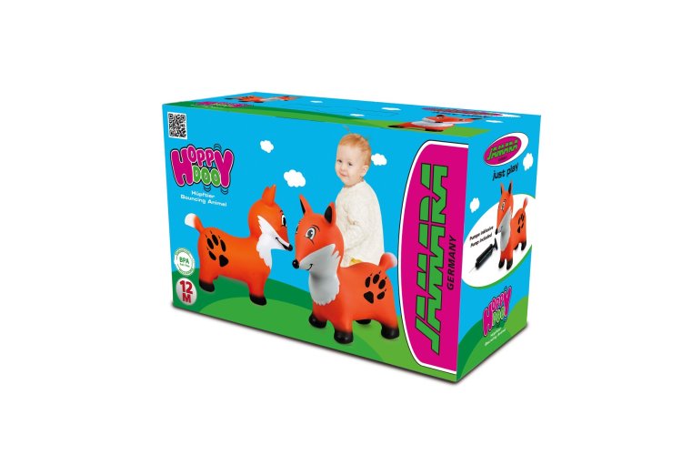 Jamara 466006 Skippy Animal Fox - Brown/Orange - Junior with Pump - Jam466006 13 - JAM466006