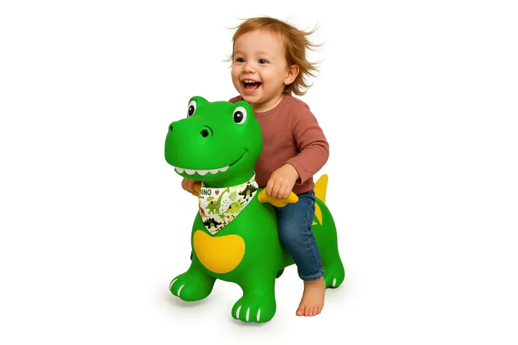 Jamara 466007 Skippy Animal Dino with Wings &ndash; Green &ndash; Junior with Pump - Jam466007 2 - JAM466007