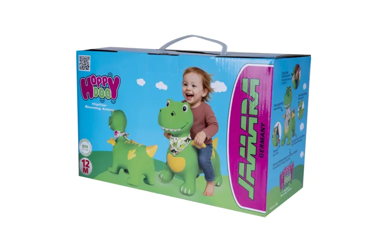 Jamara 466007 Skippy Animal Dino with Wings &ndash; Green &ndash; Junior with Pump - Jam466007 3 - JAM466007