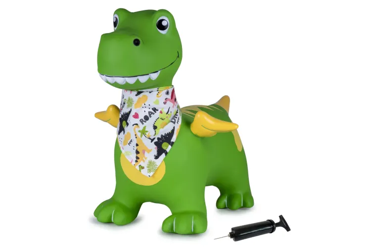 Jamara 466007 Skippy Animal Dino with Wings &ndash; Green &ndash; Junior with Pump - Jam466007 4 - JAM466007