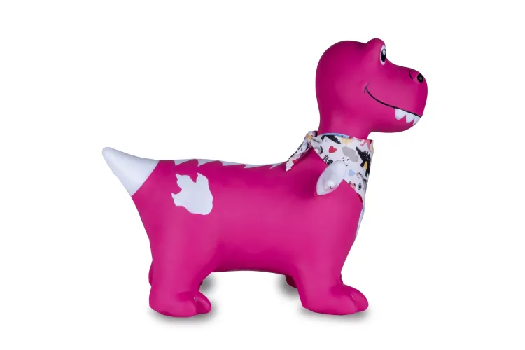 Jamara 466008 Skippydier Dino met Vleugels - Roze - Junior met Pomp - Jam466008 12 - JAM466008