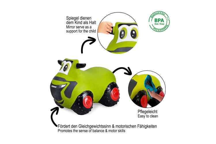 Jamara 466010 Skippy Tractor Claas Green Junior with Pump - Jam466010 10 - JAM466010