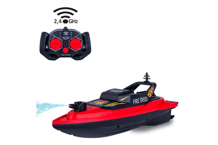 Jamara 466600 RC Fire Boat &ndash; Fire Speed with Spray Function &ndash; 2.4 GHz - Jam466600 2 - JAM466600