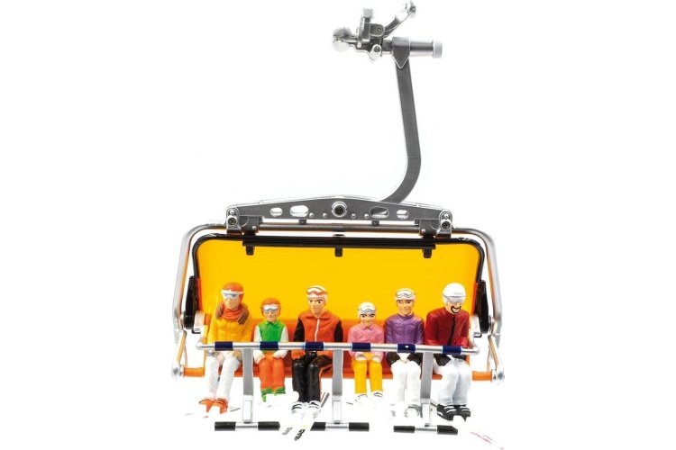 1:32 Jaegerndorfer 54200 Figures Sitting with Ski - 6 pieces - Jc54200 2 - JC54200