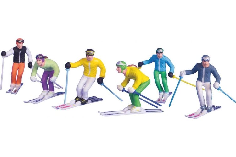 1:32 Jaegerndorfer 54400 Figures standing with Ski - 6 pieces - Jc54400 2 - JC54400
