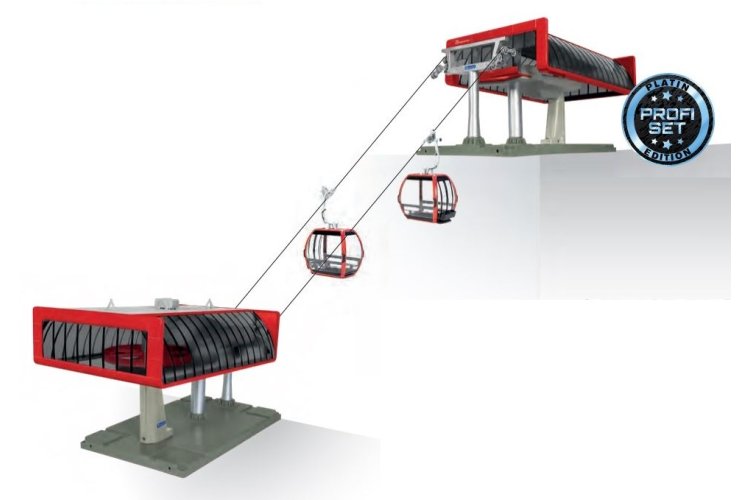 1:32 Jaegerndorfer 84481 Cable Car Profi D-Line Black/Red - Jc84481 1 - JC84481