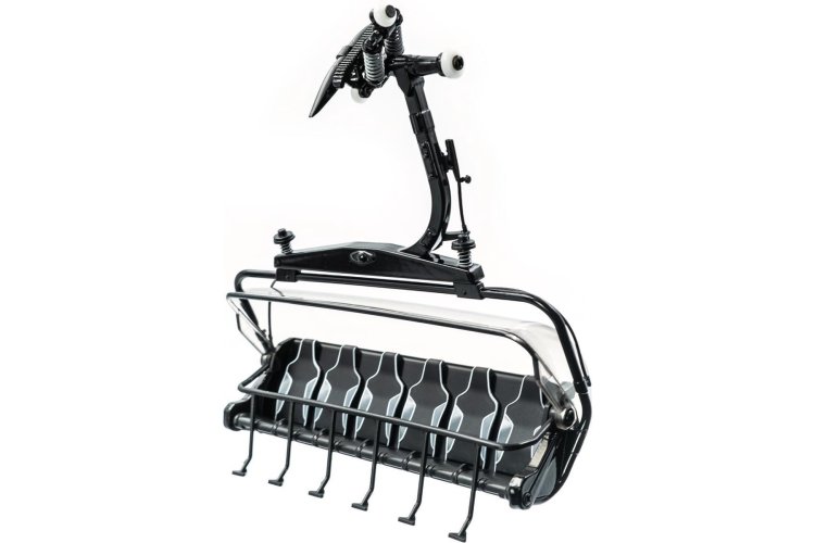 1:32 Jaegerndorfer 86505 Zetel voor 6 Personen D-Line Zwart Grijs - Jc86505 2 - JC86505