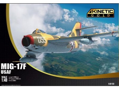 1:48 Kinetic 48169 Mikoyan-Gurevich MiG-17F USAF - Amerikaans Straaljager - Kin48169 1x - KIN48169