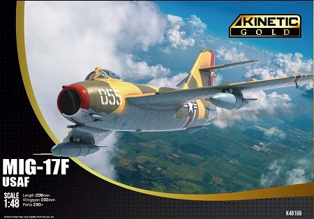 1:48 Kinetic 48169 Mikoyan-Gurevich MiG-17F USAF &ndash; American Jet Fighter - Kin48169 1x - KIN48169