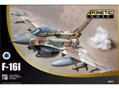1:48 Kinetic 48171 General Dynamics F-16I Sufa - Israeli Air Force - Isra&euml;lisch Straaljager - Kin48171 1 - KIN48171