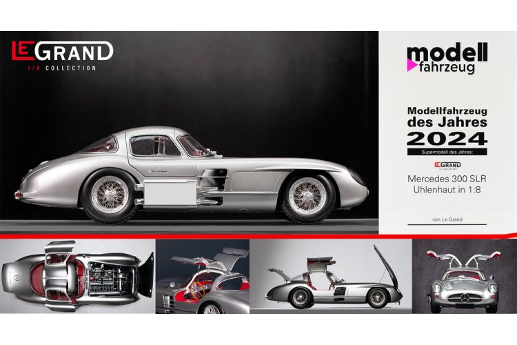 1:8 LeGrand 105 Mercedes-Benz 300 SLR Uhlenhaut Coup&eacute; &ndash; Red Interior &ndash; Car - Le105 10 - LE105