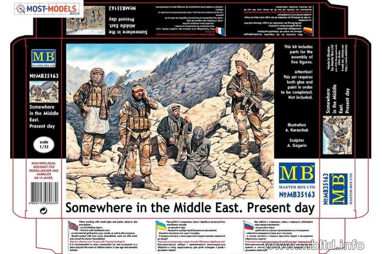 1:35 Master Box MB35163 Somewhere i.t. Middle East, Present day - Mas35163 1 - MASMB35163