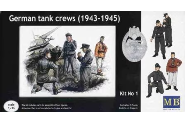 1:35 Master Box 03507 German tank crews - (1943-1945) Kit No 1 - Figuren - Masmb03507 - MASMB03507