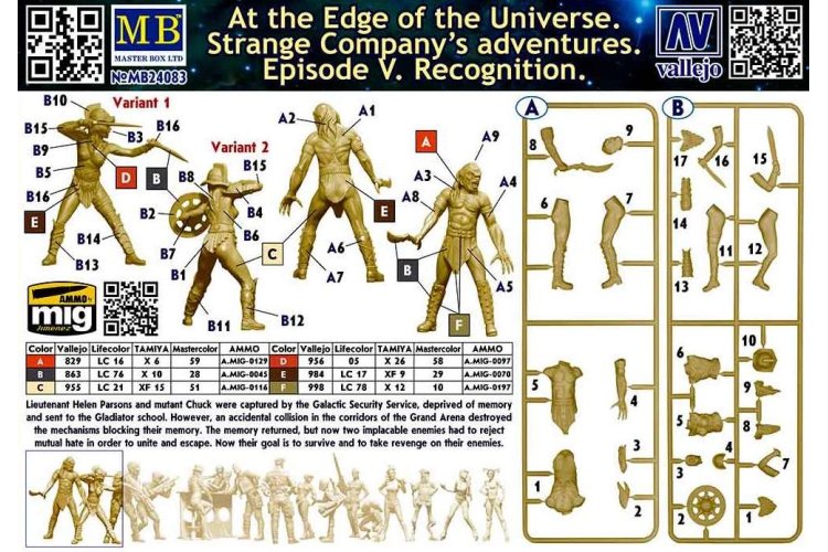 1:24 Master Box 24083 Episode V. Recognition - Strange Company&rsquo;s adventures - Masmb24083 back - MASMB24083