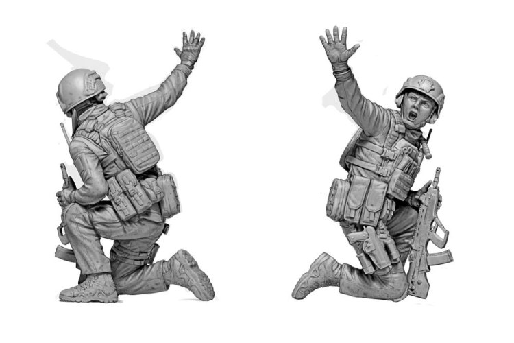 1:24 Master Box 24090 Oekra&iuml;ense Special Forces Operator - Operatie in de Regio Belgorod Maart 2025 - 1 Figuur - Masmb24090 2 - MASMB24090