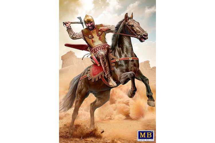 1:32 Master Box 32014 Persian Heavy Cavalry Warrior - Greco-Persian Wars - 1 Figure and Horse - Masmb32014 1 - MASMB32014