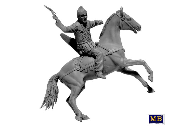 1:32 Master Box 32014 Persian Heavy Cavalry Warrior - Greco-Persian Wars - 1 Figure and Horse - Masmb32014 5 - MASMB32014