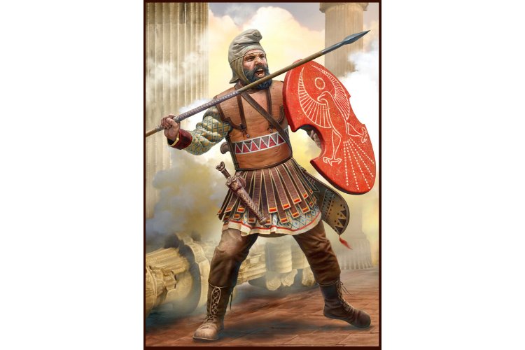 1:32 Master Box 32015 Perzische Zwaarbewapende Infanterist - Grieks-Perzische Oorlogen No. 5 - 1 Figuur - Masmb32015 2 - MASMB32015