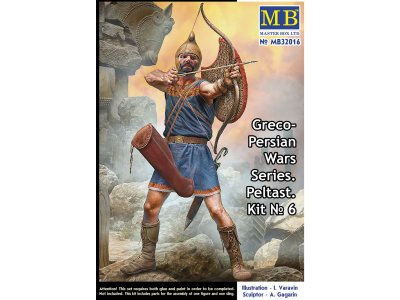1:32 Master Box 32016 Peltast - Grieks-Perzische Oorlogen No. 6 - Figuur - Masmb32016 1 - MASMB32016