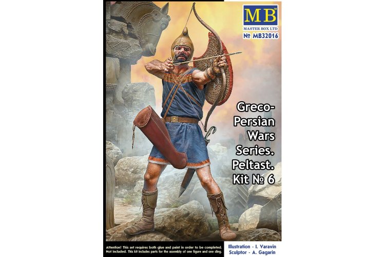 1:32 Master Box 32016 Peltast - Grieks-Perzische Oorlogen No. 6 - Figuur - Masmb32016 1 - MASMB32016
